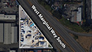 Map showing Marginal Way storage location in Seattle