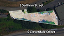 Map showing Sullivan storage location in Seattle